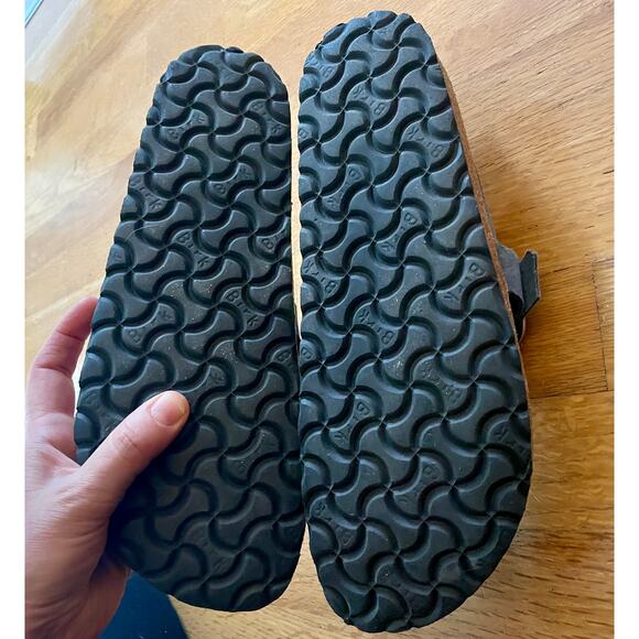 BIRKENSTOCK Buckley clog shoes Suede Leather Navy size EU 42 US 11 narrow/medium - Picture 10 of 11